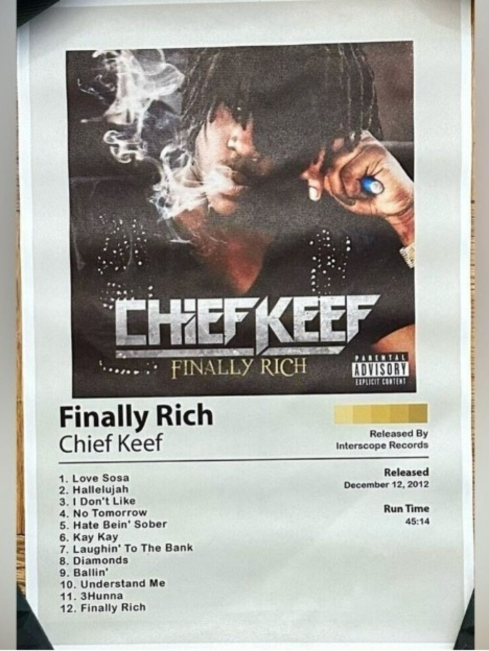 Finally Rich album poster